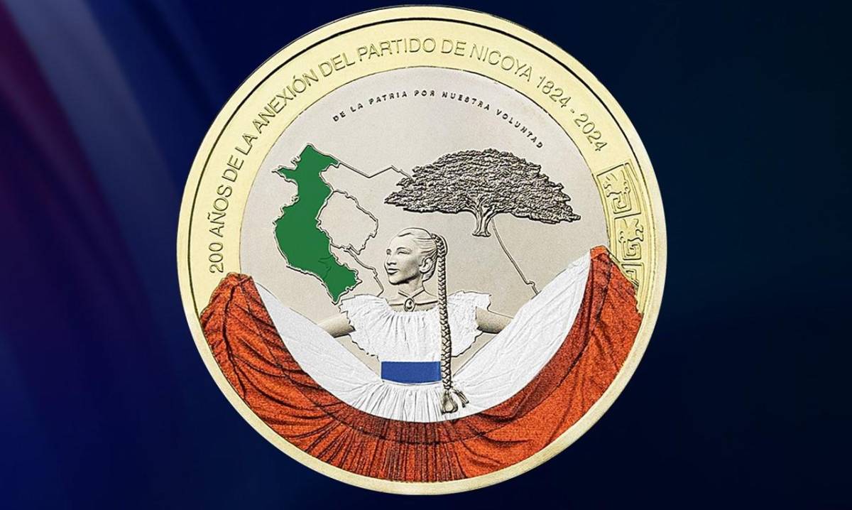 Costa Rica emite moneda conmemorativa por 200 años de la Anexión del Partido de Nicoya