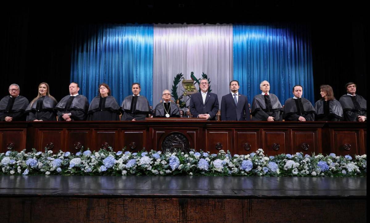 Nueva Corte Suprema de Justicia de Guatemala toma posesión por cinco años