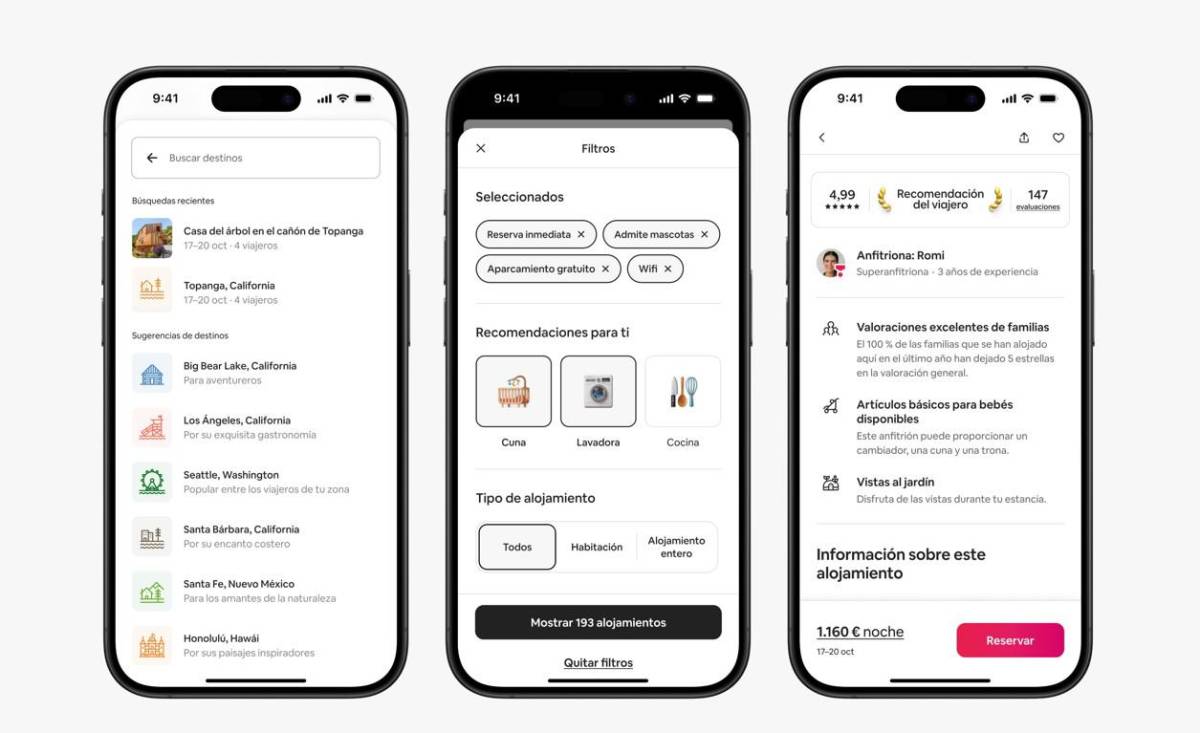 Airbnb presenta más de 70 mejoras para los usuarios y anfitriones