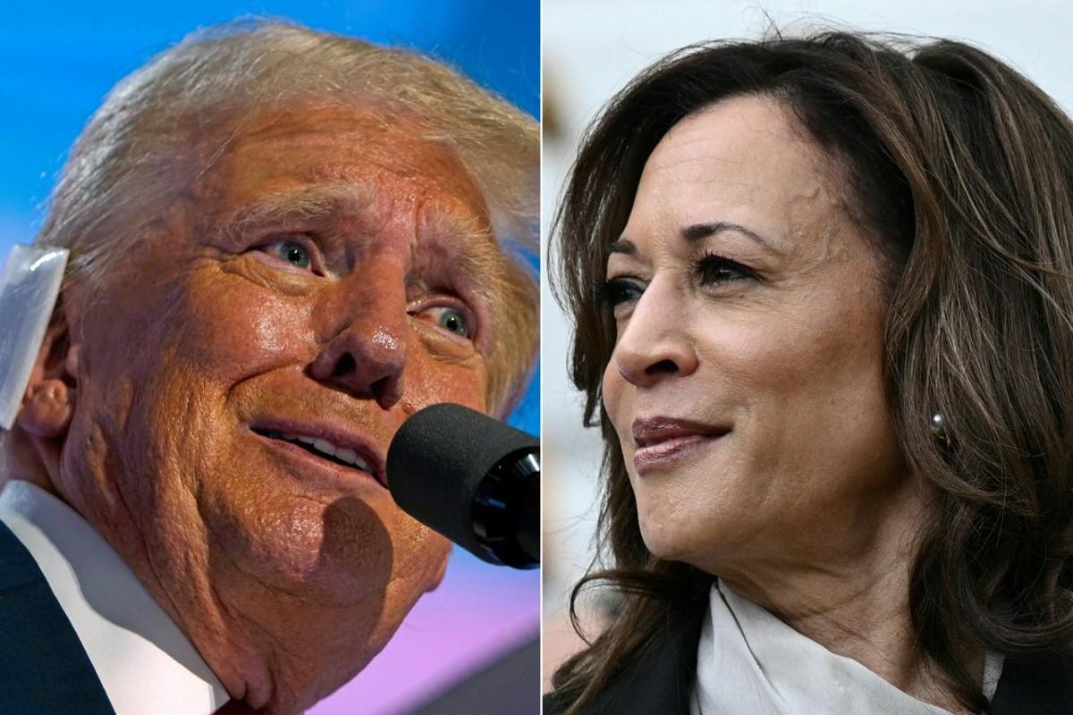 Campaña de Kamala Harris recaudó en julio el doble de fondos que Donald Trump