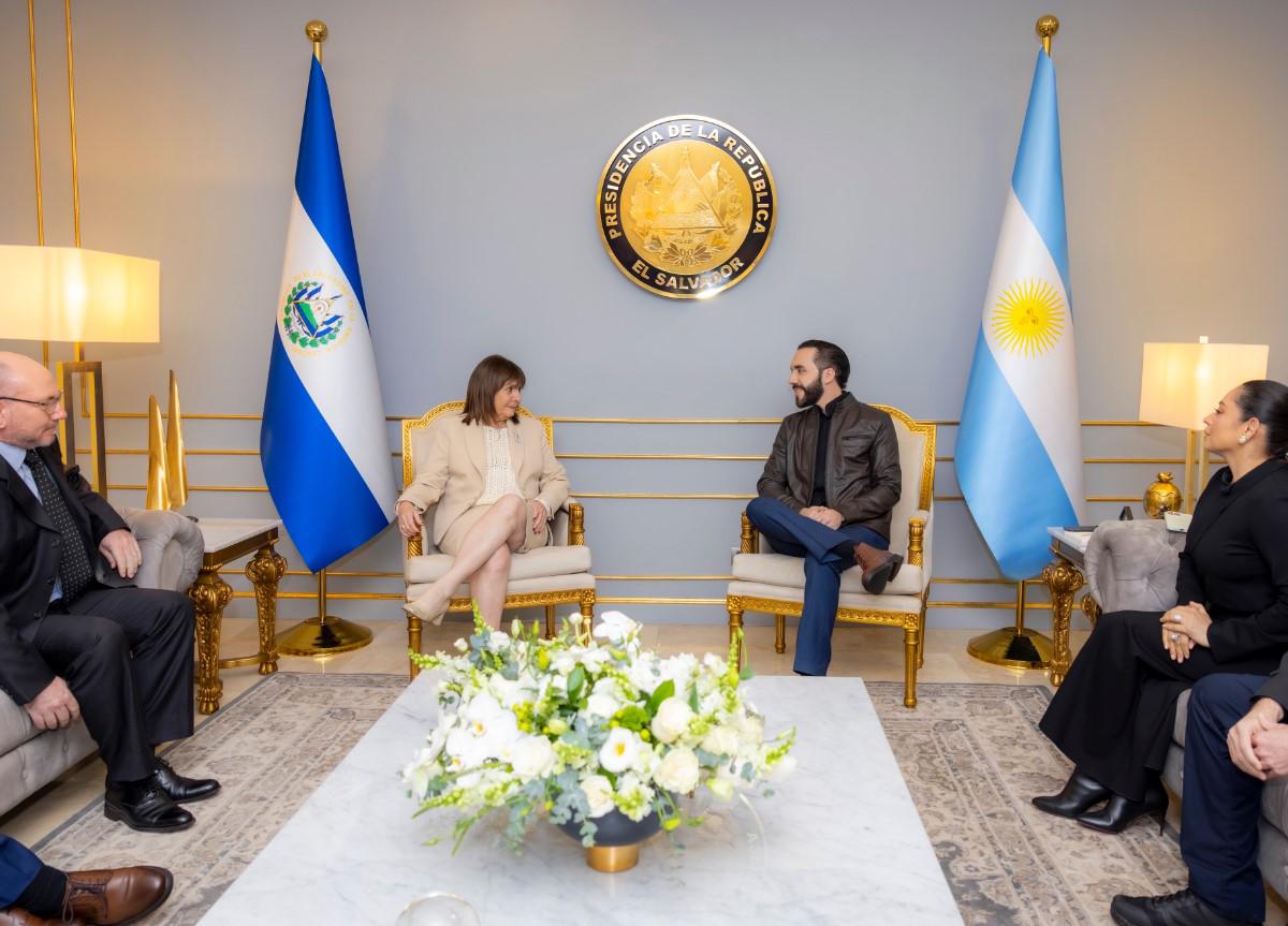 El Salvador y Argentina acuerdan fortalecer lucha contra el crimen organizado