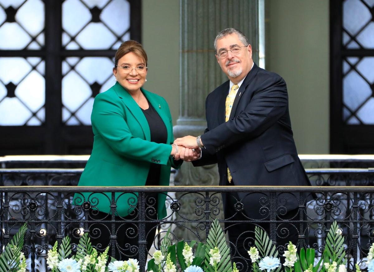 Presidentes de Honduras y Guatemala buscan trabajar juntos para temas claves