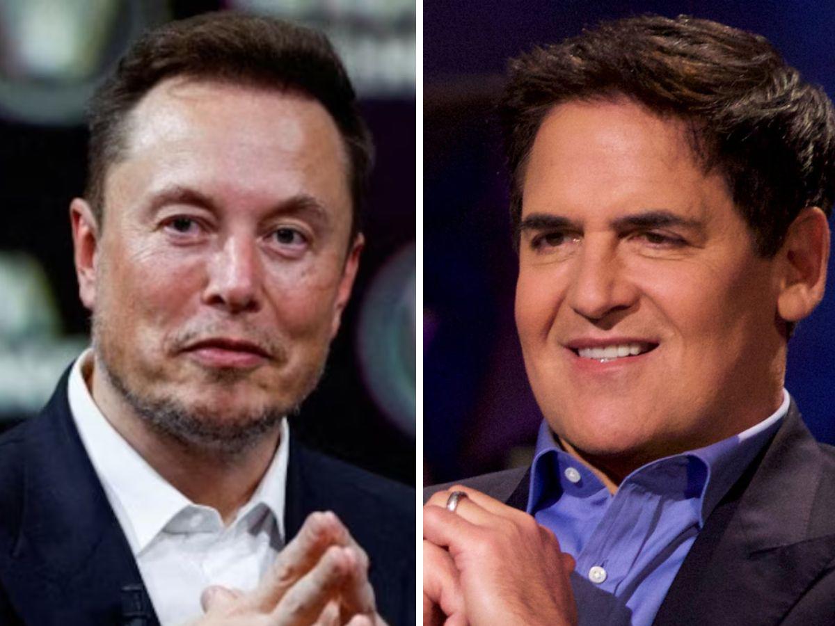 Elecciones en EEUU enfrentan a dos millonarios empresarios: Elon Musk vs Mark Cuban