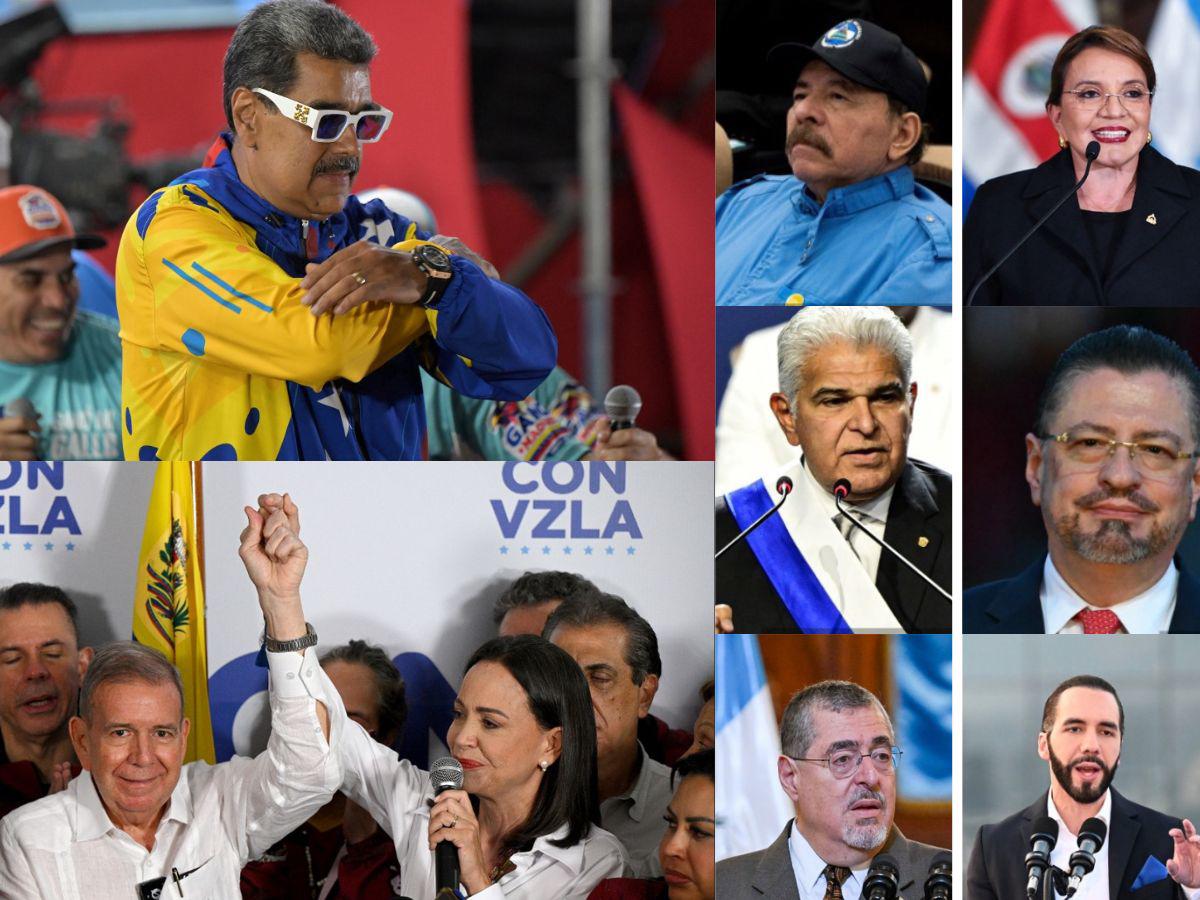 Las posturas de los gobiernos de Centroamérica ante las elecciones de Venezuela