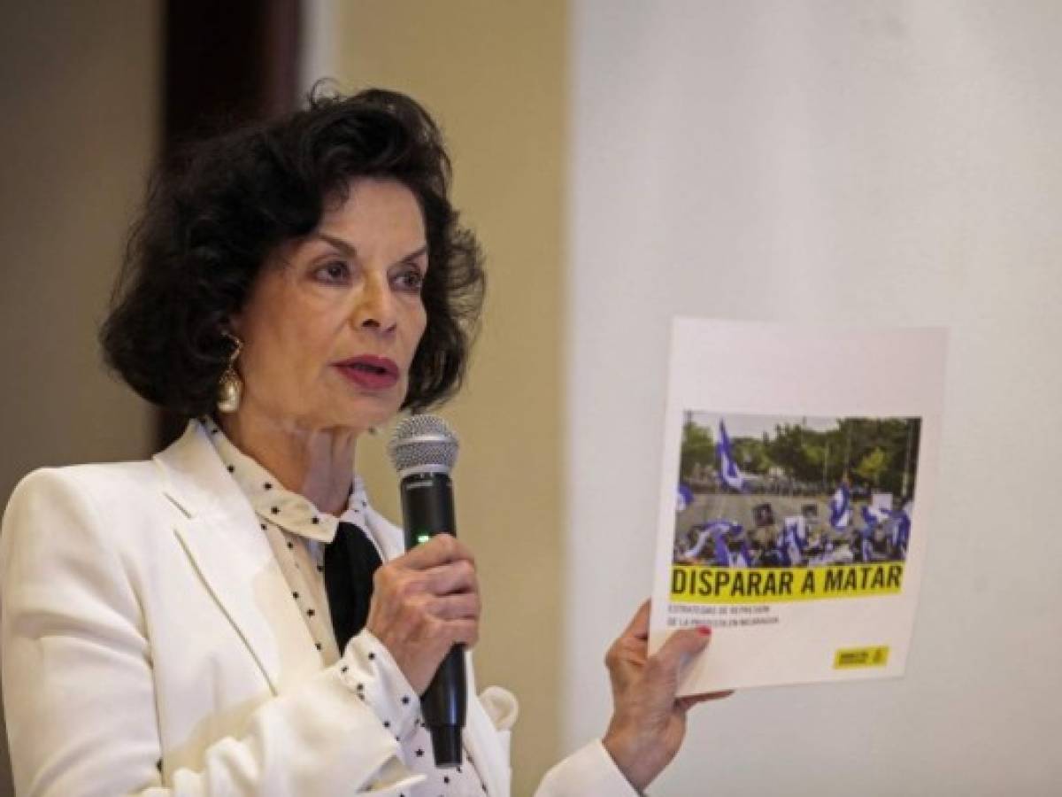 Bianca Jagger: El gobierno de Ortega está matando a los jóvenes como perros