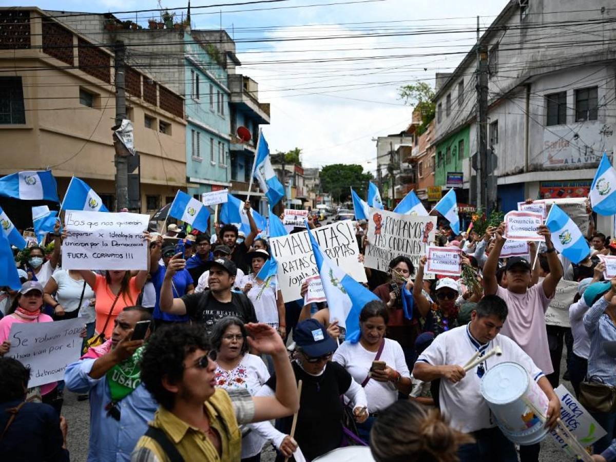 Protestas en Guatemala exigen ‘elecciones libres’