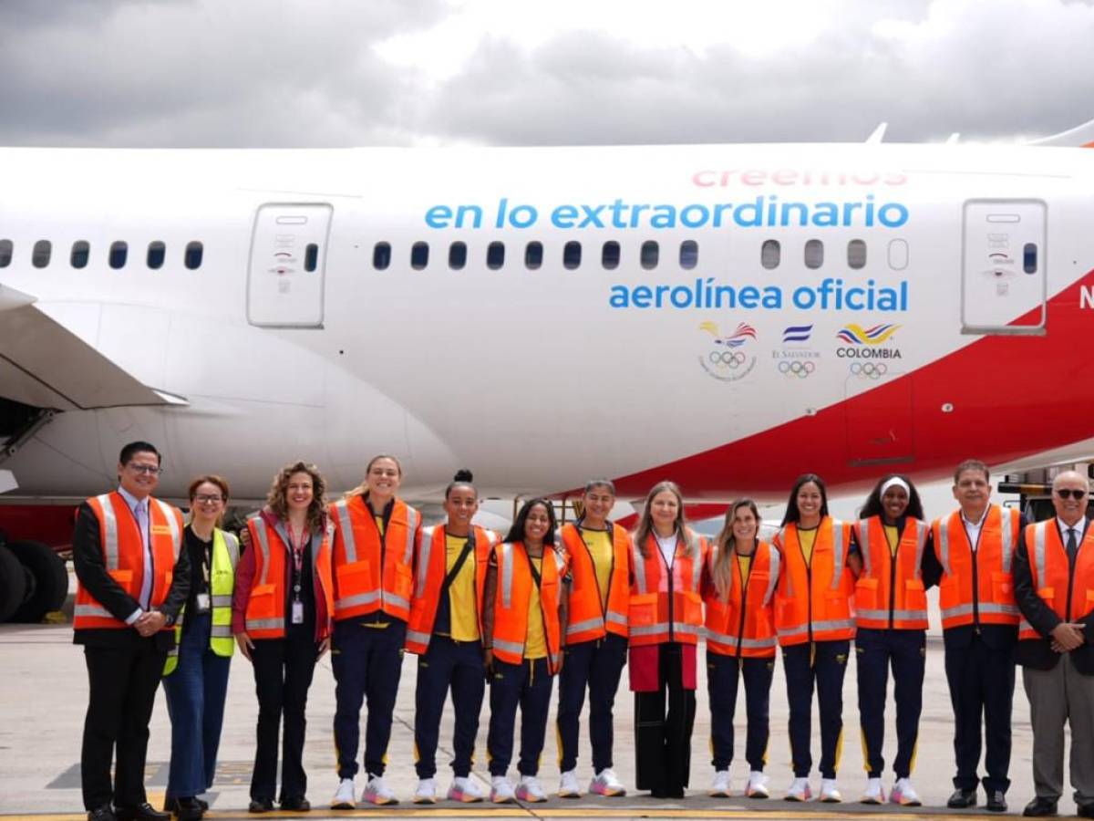 Avianca se pinta en homenaje a los Comités Olímpicos de Ecuador, Colombia y El Salvador