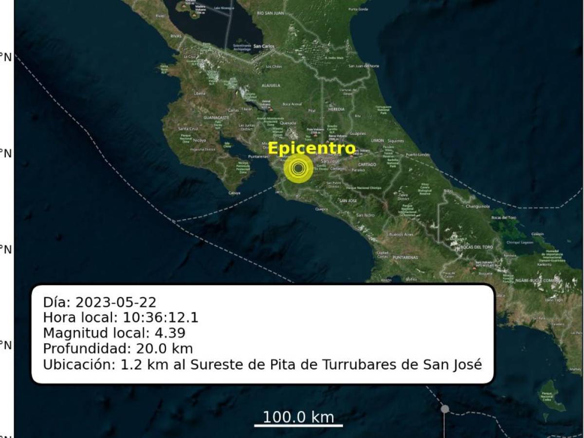 Costa Rica: sismo de más de 4 grados generó alerta en la población