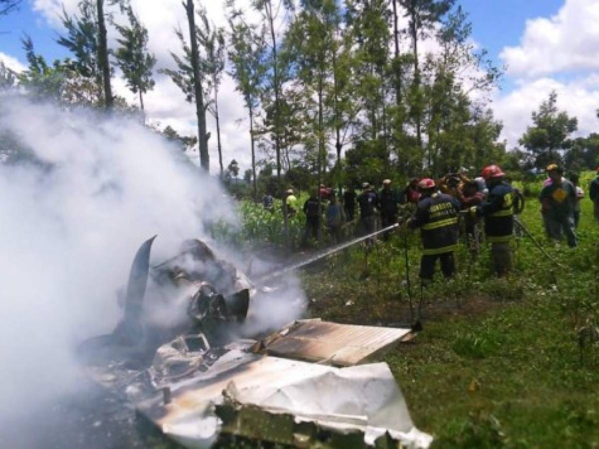 Guatemala: Accidente aéreo en Chimaltenango deja dos heridos