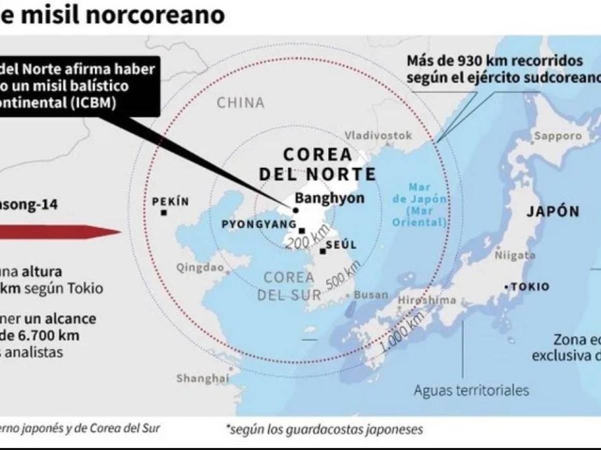 Japón y EEUU realizan ejercicio conjunto tras lanzamiento de misil norcoreano