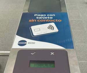 <i>Google Pay está habilitado para su uso en forma directa en los torniquetes del Metro de Panamá. FOTO E&amp;N</i>