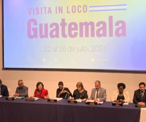 <i>La misión, encabezada por la presidenta de la CIDH, Roberta Clarke, llegó a Guatemala el lunes por invitación del gobierno del mandatario socialdemócrata, Bernardo Arévalo. FOTO CIDH</i>