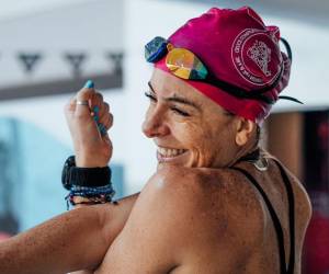 Michelle Echeverría tiene una trayectoria de 12 años como triatlonista, con 25 ironmans individuales y habiéndose destacado a nivel mundial. Foto cortesía