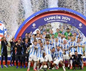 Argentina se coronó campeón tras vencer a Colombia, llevándose un premio de US$20 millones. Foto de AFP