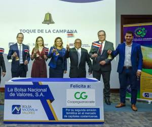 El Grupo Financiero Bolsa Nacional de Valores celebró la primera emisión temática de 2024. Foto cortesía