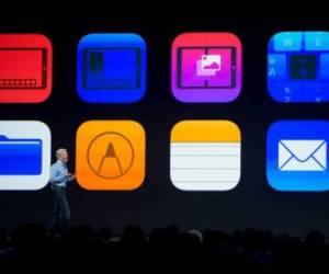 Apple's Senior Vice President of Software Engineering Craig Federighi speaks during the Apple Worldwide Developer Conference in San Jose, California on June 5, 2017. / AFP PHOTO / Josh Edelson