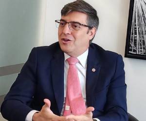 David Ramos Arenas, CEO de MAPFRE Costa Rica, comentó que el crecimiento se ha dado a través de una estrategia enfocada en la innovación. Foto cortesía