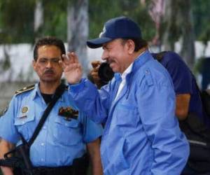 <i>Con 25 años en la policía, Acuña se convirtió en 2007 en el jefe de la escolta presidencial cuando Ortega volvió al poder democráticamente, según el medio opositor El Confidencial. FOTO 100noticias.com.ni</i>