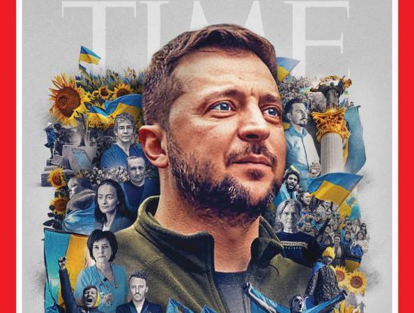 Volodimir Zelenski, persona del año 2022 para la revista Time