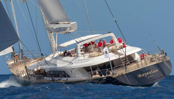 <i>Fotografía facilitada el 19 de agosto de 2024 por la Oficina de Prensa de Perini Navi muestra el velero 'Bayesian', en Palermo, Sicilia, Italia. EFE/EPA/PERINI NAVI PRESS OFFICE / HANDOUT HANDOUT EDITORIAL USE ONLY/NO SALES</i>