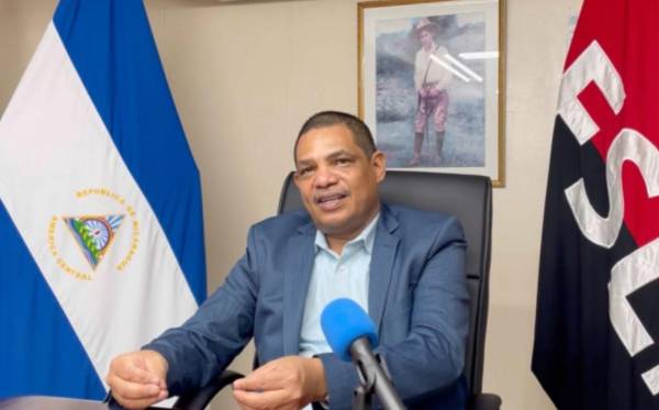 <i>Destituyen a Iván Acosta como ministro de Hacienda y Crédito Público. FOTO GOBIERNO NICARAGUA</i>
