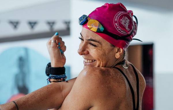 Michelle Echeverría tiene una trayectoria de 12 años como triatlonista, con 25 ironmans individuales y habiéndose destacado a nivel mundial. Foto cortesía