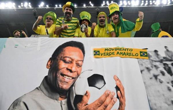 El brasileño Pelé murió a finales de 2022 de cáncer, a los 82 años, y recibió numerosos homenajes en todo el mundo. NELSON ALMEIDA / AFP