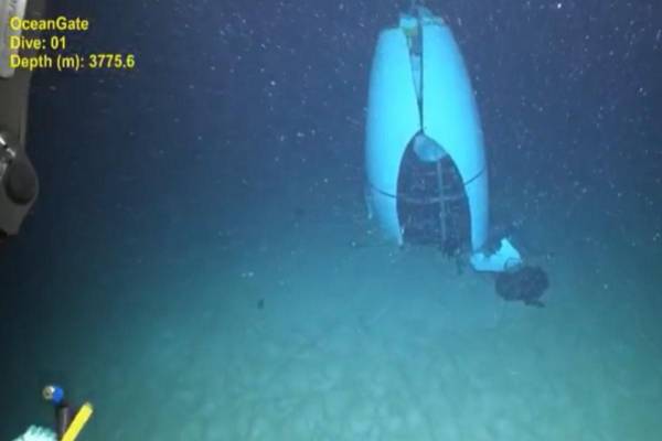 <i>A los 3.346 metros se perdieron las comunicaciones con el sumergible, cuyos restos fueron encontrados cuatro días después en el fondo del océano. FOTO REFERENCIA / E&amp;N</i>