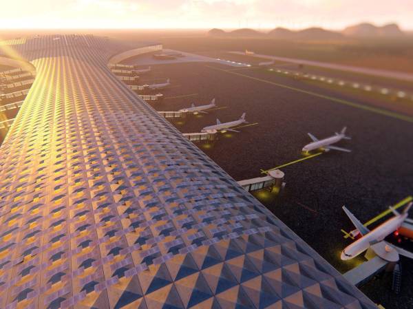 El programa propone la construcción del Aeropuerto Internacional del Pacífico. Foto cortesía