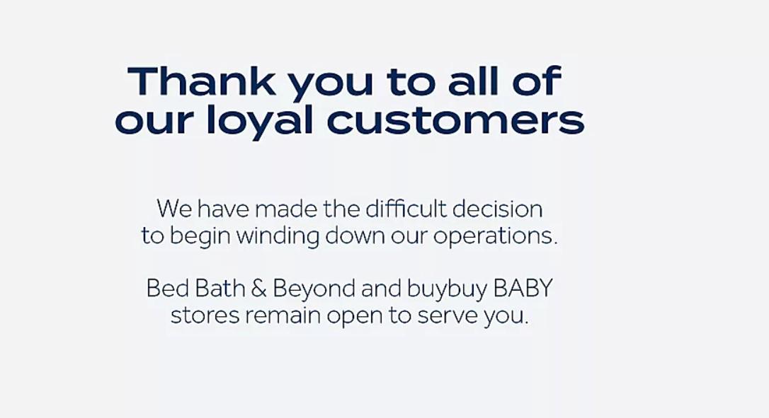 La icónica Bed Bath &amp; Beyond cerrará en EEUU tras declararse en bancarrota